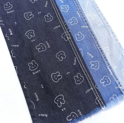 खरीदें बच्चों जींस जैकेट शर्ट मुद्रित कपड़े प्यारा खरगोश 6oz डेनिम online manufacture