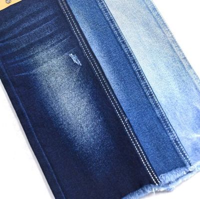 खरीदें 12.5OZ भारी वजन स्पैन्डेक्स स्ट्रेच कॉटन पॉलिएस्टर डेनिम फैब्रिक गहरा नीला JSD3242 स्टाइल ट्विल online manufacture