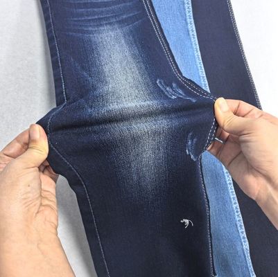 खरीदें साटन कपास स्पैन्डेक्स गहरे नीले डेनिम कपड़े 9 औंस online manufacture