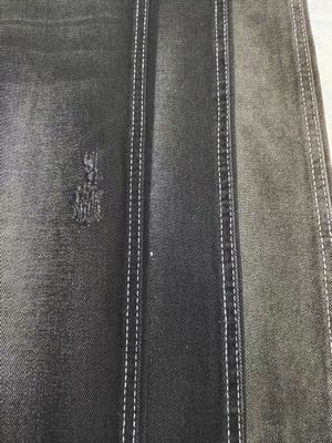 खरीदें 9.6oz कॉटन पॉलिएस्टर रेयॉन ब्लैक/ब्लैक डेनिम फ़ैब्रिक, 10x10 निर्माण के साथ online manufacture