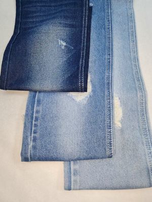 खरीदें 11.4oz भारी वजन कॉटन पॉलिएस्टर डार्क इंडिगो डेनिम फ़ैब्रिक जिसमें 10+10*7 कंस्ट्रक्शन JSD3243 जीन्स के लिए है online manufacture