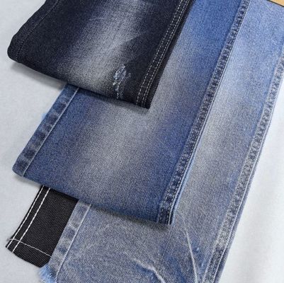 खरीदें 168-170 सेमी चौड़ाई उच्च खिंचाव गहरा नीला डेनिम फैब्रिक 8.7oz JSD3208 मोटाई मध्यम वजन online manufacture