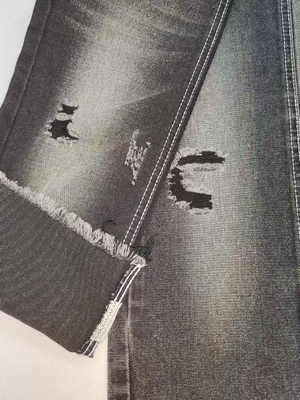 खरीदें 11.3 औंस भारी वजन काली/काली डेनिम कपड़े 10x7 निर्माण के साथ जींस के लिए online manufacture