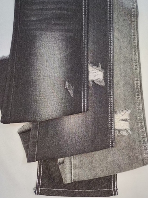 खरीदें 9.8OZ कॉटन पॉलिएस्टर डेनिम फ़ैब्रिक  गैर लोचदार TWILL स्टाइल काला/काला  फ़ैशन जींस के लिए online manufacture