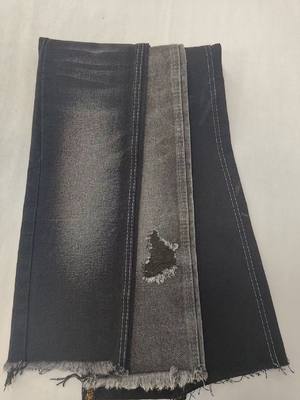 खरीदें 64.2% कॉटन 14.2oz कॉटन पॉलिएस्टर रिकवर्ड फाइबर ब्लैक 180cm डेनिम फ़ैब्रिक 6x6 A606A online manufacture