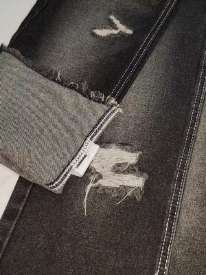 खरीदें 12.2OZ TWILL स्टाइल डेनिम कपड़े काली/सफेद 7*7 निर्माण के साथ पुरुष जीन्स के लिए online manufacture