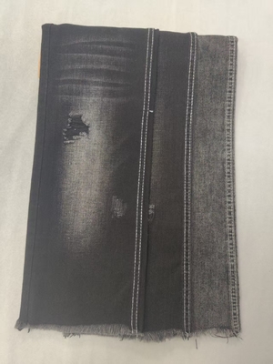 खरीदें 7.9oz कोई लोचदार कपास पॉलिएस्टर काला/काला 180 सेमी डेनिम कपड़े थोक के लिए डेनिम12+12*16 JSD3104A online manufacture