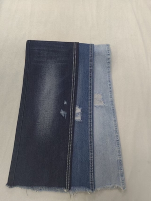 खरीदें 9.4 औंस 90% कपास डेनिम कपड़े गहरे नीले 180 सेमी Twill बुनाई online manufacture