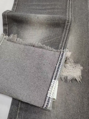 खरीदें ग्रे रंग बाएं Twill 10.3oz डेनिम कपड़े 180 सेमी पूर्ण चौड़ाई के साथ जींस के लिए बुना online manufacture