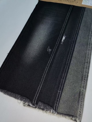 खरीदें 11.5OZ काले/सफ़ेद गैर खिंचाव 65%कपास डेनिम कपड़े के साथ 7*10 निर्माण जींस के लिए online manufacture