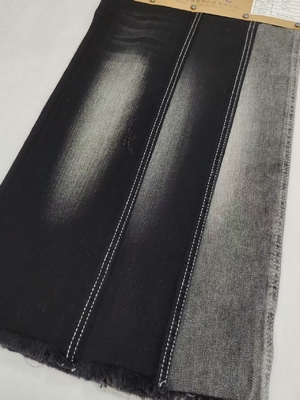 खरीदें Weak Stretch Dual-Core Siro Yarn Cross Slub  85%Cotton BLACKBLACK 10S Denim Fabric JSD3281A For Jeans Or jacket online manufacture