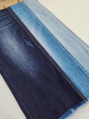 खरीदें झुर्री प्रतिरोधी सिरो यार्न क्रॉस स्लैब 85%कपास डेनिम कपड़े 10+10*10/40+70 निर्माण JSD3297 जीन्स या जैकेट कोट के लिए online manufacture