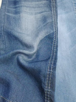 खरीदें 100%Tencel 4.5oz Light Weight Summer Jeans Or T-Shirt Denim Fabric Elastic Free 180cm Full Width  JSD2031 online manufacture