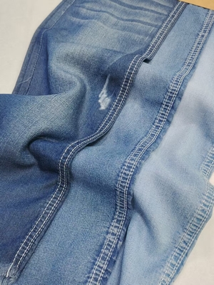 खरीदें 100%Tencel  Low Shrinkage Light Weight 5.2OZ Summer Jeans Denim Fabric Elastic Free 180cm Full Width  JSD2032 online manufacture