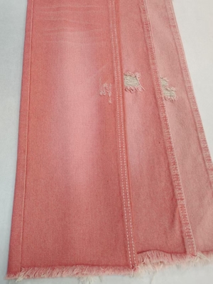 खरीदें Factory Sales Woven Pink Color Left Twill Style 10.6oz Denim Fabric With 10*7 Construction  JSD3023P For Jeans online manufacture