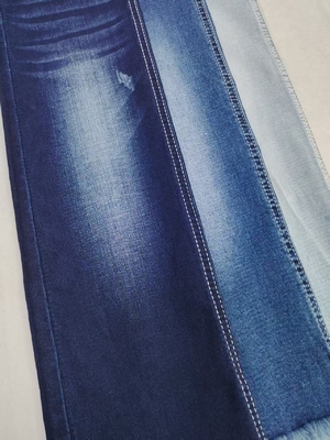 खरीदें Siro Twill Style 8.8oz High Stretch Denim Fabric Dark Indigo 70%Cotton For Lady Jeans online manufacture