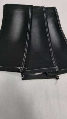 खरीदें Middle elastic 12oz Black with full width 180-182cm construction 7+7*7/55/75 Denim fabric  JSD3433A for men jeans online manufacture