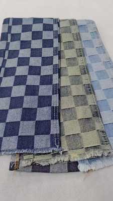 खरीदें Beautiful pattern Heavy weight with full width 180cm /10x7 Denim fabric for jeans online manufacture