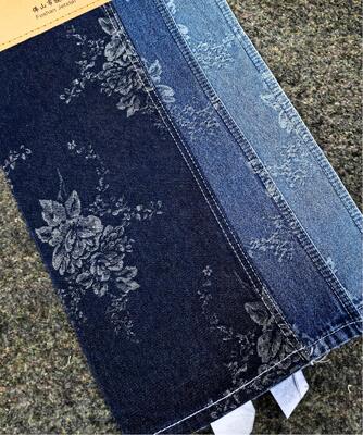 खरीदें Unique Rose Design For Lady Jeans Or Jacket Denim Fabric 90%Cotton 9.3oz Make To Order online manufacture