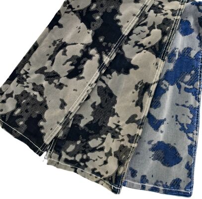 खरीदें मईलार्ड स्टाइल ग्रे फ्लेक्ड डेनिम कपड़े 10.5 औंस शरद ऋतु कोटिंग या फैशन जींस के लिए ऑनलाइन निर्माण