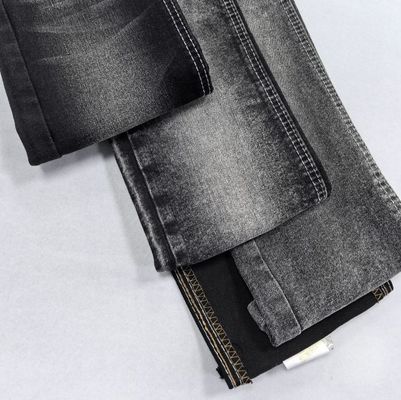 काला रंग अच्छा स्ट्रेच 13OZ AW भारी वजन Twill डेनिम कपड़े पुरुष जींस के लिए