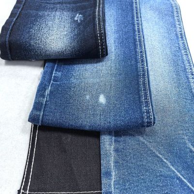 इन-स्टॉक आइटम हाई स्ट्रेच स्टाइल TWILL DARK INDIGO डेनिम फैब्रिक JSD3216 लेडी जींस कपड़ों के लिए