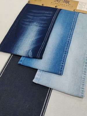 Super Soft Twill Style Denim Fabric 9.4oz 180cm Full Width  For lady Jeans